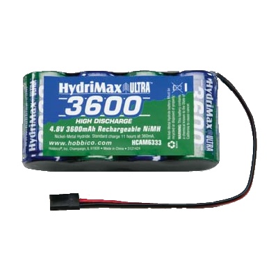 HydriMax 4.8V 3600mAh NiMH Flat Rx Pack